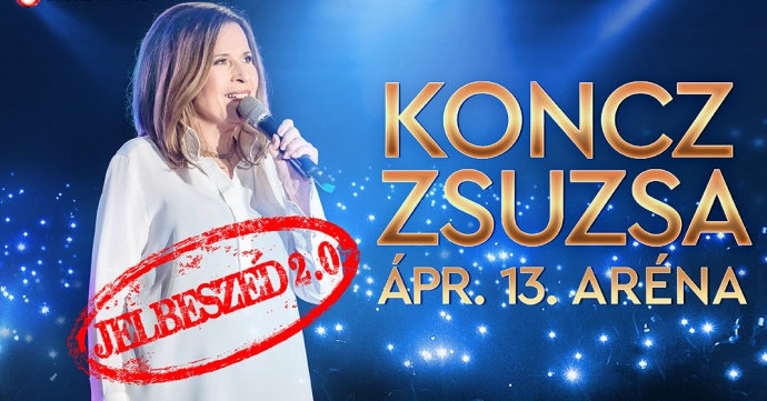 Koncz Zsuzsa koncert 2024-ben a Papp László Budapest Sportarénában - Jegyek itt!