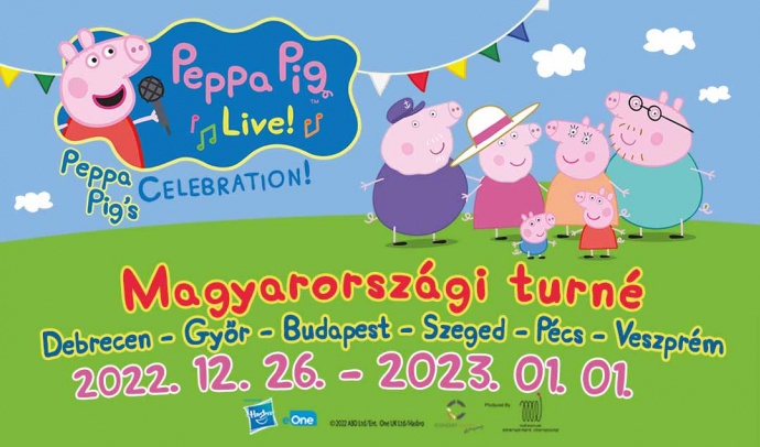 Peppa Pig LIVE - Országos turné! - Győr, Debrecen, Budapest és Szeged! Jegyek itt!